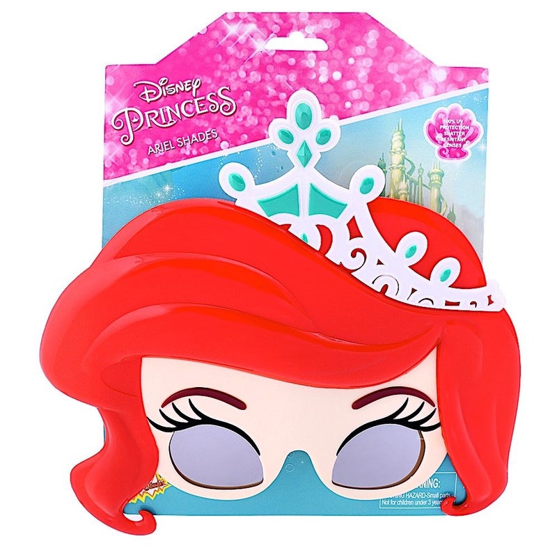Sun-Staches Disney Official Ariel Sunglasses | Little Mermaid Princess Costume Accessory | UV400 | One Size Fits Most - Image 2